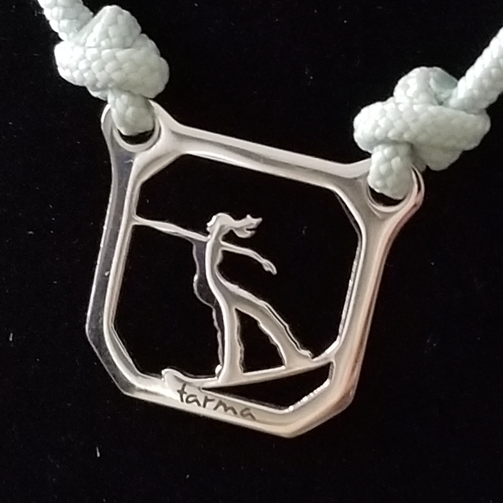 Tarma gal snow board necklace